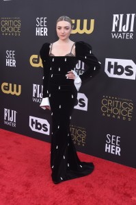 Peyton List at the 27th Annual Critics Choice Awards held at the The Fairmont Century Plaza Hotel on March 13, 2022 in Century City, California.