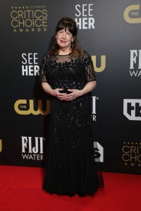 Ann Dowd attends the Critics Choice Awards celebration at The Savoy Hotel on Sunday, March 13, 2022, in London. (Photo by Vianney Le Caer/Invision/AP)