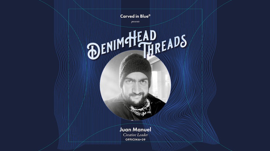 Carved in Blue Denim Head Threads Juan Manuel