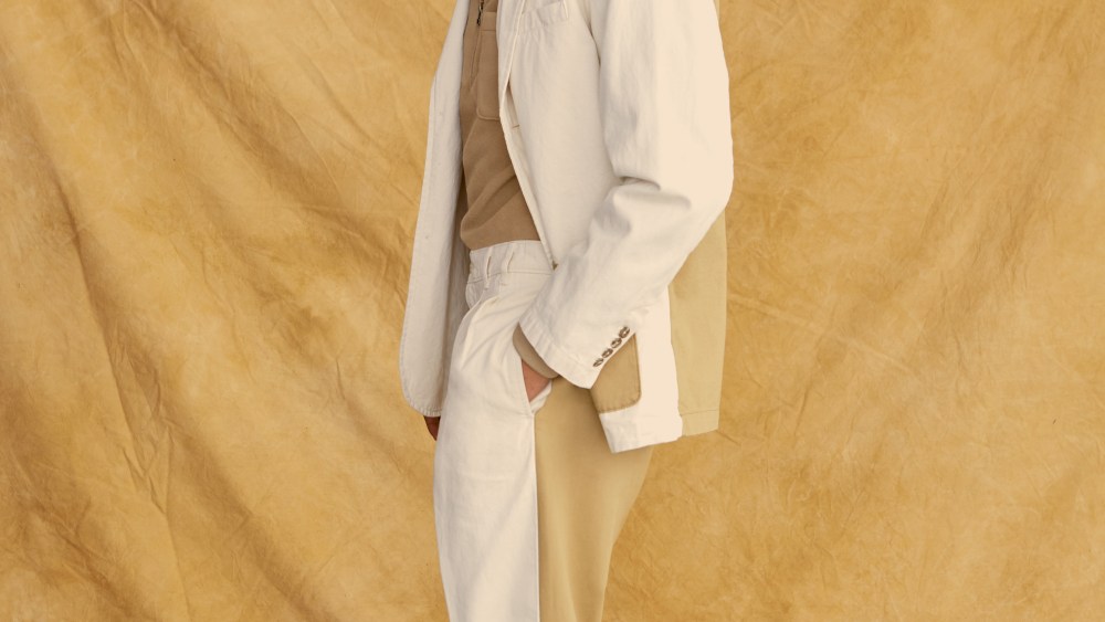 A look from the Dockers x Transnomadica collection.