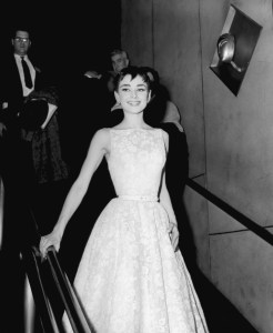 Audrey Hepburn in Givenchy at the 1954 Oscars 