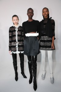 Backstage at Giambattista Valli RTW Fall 2022
