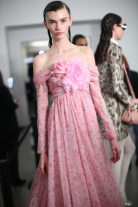 Backstage at Giambattista Valli RTW Fall 2022