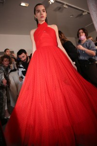 Backstage at Giambattista Valli RTW Fall 2022