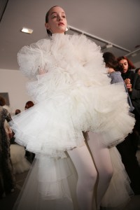 Backstage at Giambattista Valli RTW Fall 2022