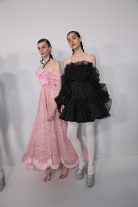 Backstage at Giambattista Valli RTW Fall 2022