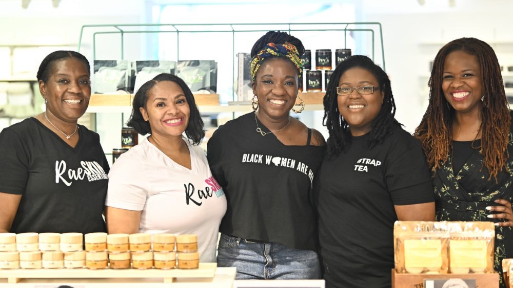 Participants in the Buy From a Black Woman Inspire Tour that is presented by H&M.
