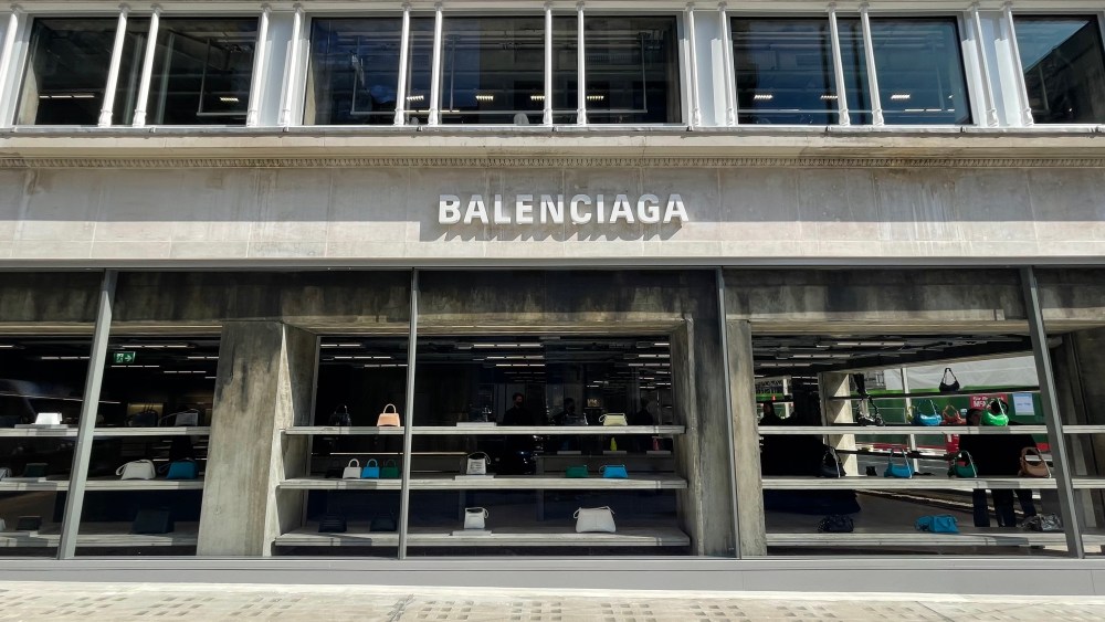 Balenciaga store on Bond Street