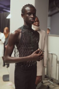 Backstage at Ludovic de Saint Sernin RTW Fall 2022