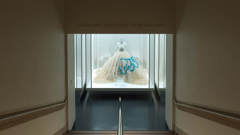 This Off-White c/o Virgil Abloh gown was commissioned from the designer more than 18 months ago.
