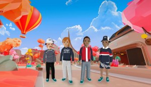 Some of the looks Perry Ellis will show at Decentraland's Metaverse Fashion Week.