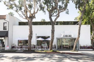 A look at the Miss Dior pop-up .