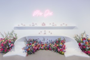 A look at the Miss Dior pop-up .