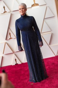 Jamie Lee Curtis at the 94th Academy Awards held at Dolby Theatre at the Hollywood & Highland Center on March 27th, 2022 in Los Angeles, California.