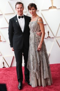 Benedict Cumberbatch and Sophie Hunter at the 94th Academy Awards held at Dolby Theatre at the Hollywood & Highland Center on March 27th, 2022 in Los Angeles, California.