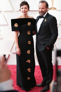 Maggie Gyllenhaal and Peter Sarsgaard at the 94th Academy Awards held at Dolby Theatre at the Hollywood & Highland Center on March 27th, 2022 in Los Angeles, California.