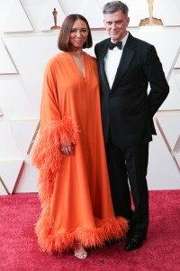 Maya Rudolph and Thomas Anderson at the 94th Academy Awards held at Dolby Theatre at the Hollywood & Highland Center on March 27th, 2022 in Los Angeles, California.