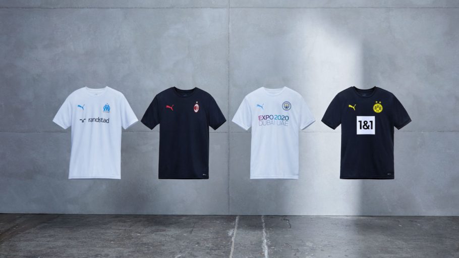 Puma launches Re:Jersey, chemically recycling the yarns in old soccer jerseys to make new ones as part of its circularity program.