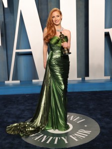 at the Vanity Fair Oscar Party held at the Wallis Annenberg Center for the Performing Arts on March 27th, 2022 in Beverly Hills, California.