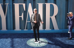 Jeff Goldblum at the Vanity Fair Oscar Party held at the Wallis Annenberg Center for the Performing Arts on March 27th, 2022 in Beverly Hills, California.