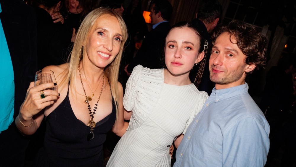 Sam Taylor-Johnson, Angelica Joplin and Ivan Putrov at Chiltern Firehouse in London.