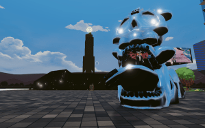 The Philipp Plein show at Decentraland's Metaverse Fashion Week.