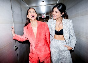 Adria Arjona and Monica Barbar