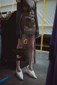 Backstage at Acne RTW Fall 2022