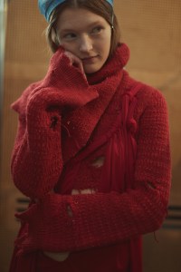 Backstage at Acne RTW Fall 2022