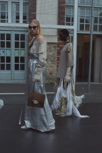 Backstage at Acne RTW Fall 2022
