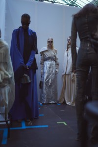 Backstage at Acne RTW Fall 2022