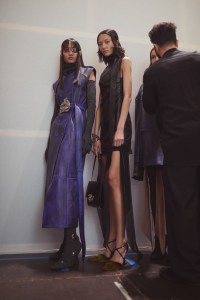 Backstage at Acne RTW Fall 2022