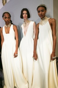 Backstage at Dior RTW Fall 2022