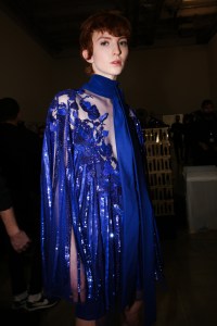 Backstage at Elie Saab RTW Fall 2022