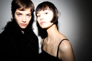 Backstage at Elie Saab RTW Fall 2022