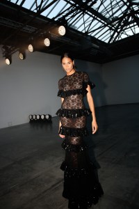 Backstage at Elie Saab RTW Fall 2022