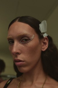 Backstage at Germanier RTW Fall 2022