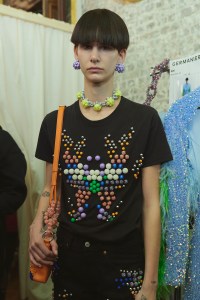 Backstage at Germanier RTW Fall 2022