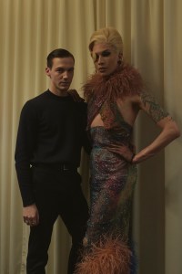 Backstage at Germanier RTW Fall 2022