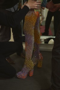 Backstage at Germanier RTW Fall 2022