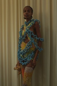 Backstage at Germanier RTW Fall 2022