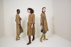 Backstage at Hermes RTW Fall 2022