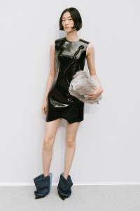 Backstage at Loewe RTW Fall 2022