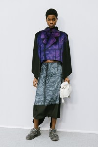 Backstage at Loewe RTW Fall 2022