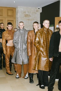Backstage at Vtmnts RTW Fall 2022