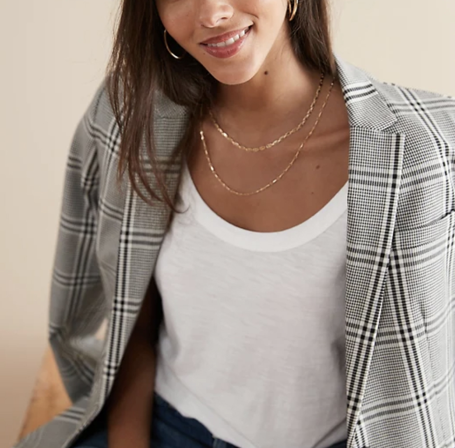 Banana Republic Slub Cotton-Modal Scoop-Neck T-Shirt