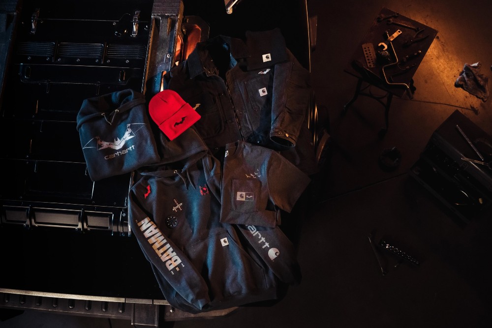 The Batman x Carhartt collection launches next week.