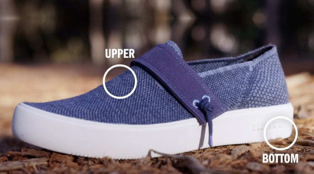 Blueview's sneaker features a plant-based textile upper and bio-based foam sole.