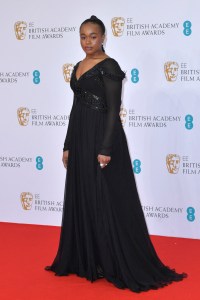 Bukky Bakray attending the EE British Academy Film Awards 2022 (BAFTA) at the Royal Albert Hall in London, England on March 13, 2022. Photo by Aurore Marechal/Abaca/Sipa USA(Sipa via AP Images)