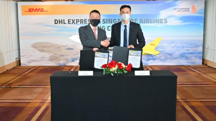 DHL Express has entered into a Crew and Maintenance agreement with Singapore Airlines to deploy five Boeing 777 freighters.